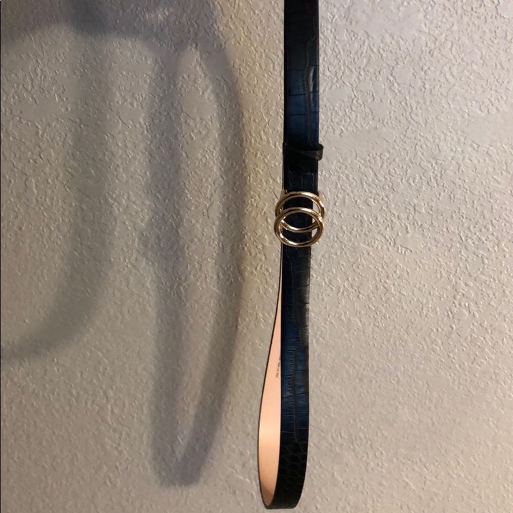 Leather belt